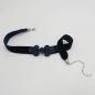 Preview: dunkelblauer Choker mit Vorderverschluss