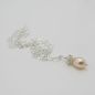 Preview: 925 Silber Herzkette liegend