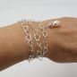 Preview: 925 Silber Herzkette als Armband