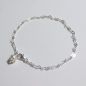 Preview: 925 Silber Armband Kettenglieder in Brezelform liegend