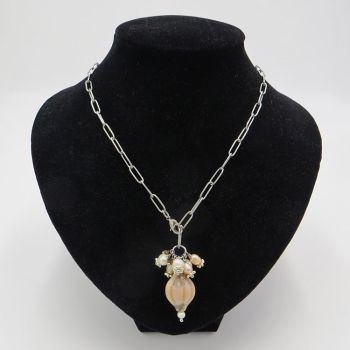 Edelstahl-Kette mit Anhänger-Potpourri