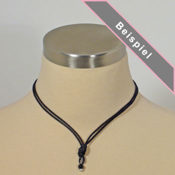 Basis-Kette für Anhänger mit 925 Silberverschluss vorn