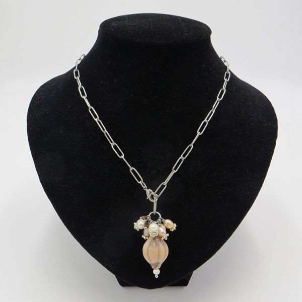 Edelstahl-Kette mit Anhänger-Potpourri