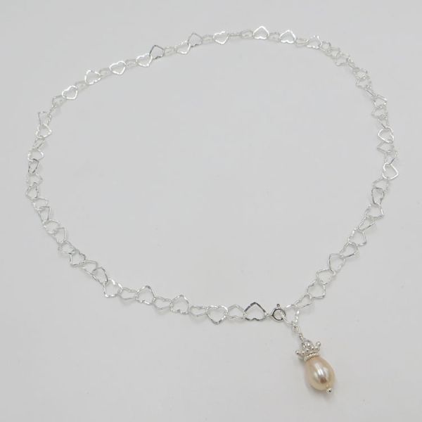 925 Silber Herzkette